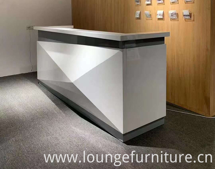 New Style Reception Uniform Design Restaurant Reception Desk Furniture Front Desk